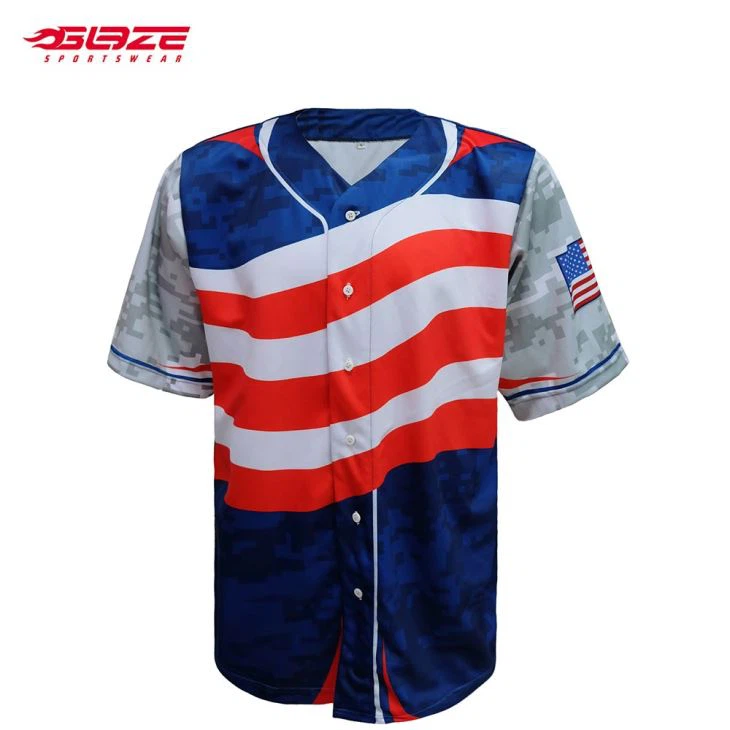 Fashion Men Regular Fit Baseball Jersey