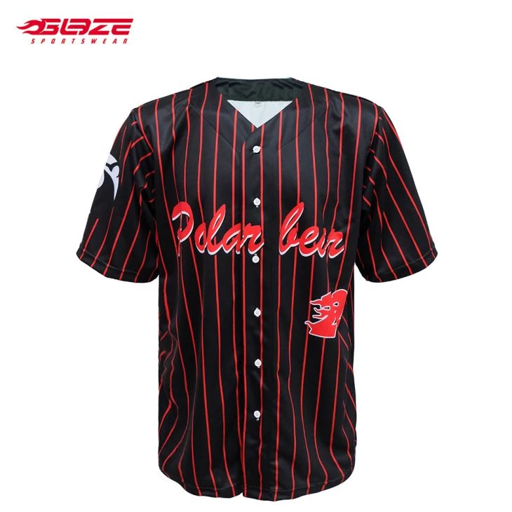 Quick Dry V Neck Baseball Jersey